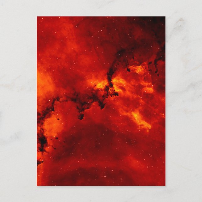Rosettnebulosafoto Vykort (Framsida)