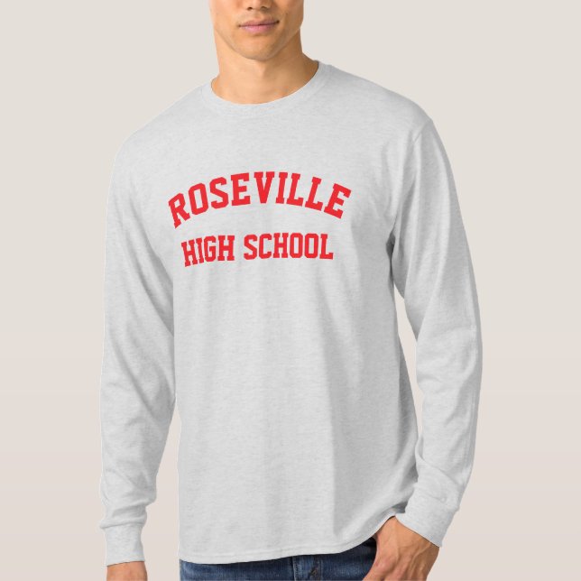 Roseville High School T-Shirt (Framsida)