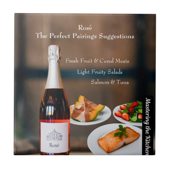 Rosévinparningguide/Mastering the Kitchen Kakelplatta (Framsidan)