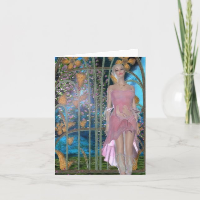 Rosewater BLANK Stationary Card Anteckningskort (Framsida)