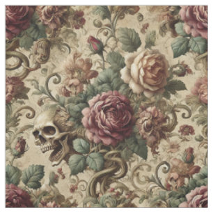 Rosewood Crematory - Gothic Påstående Tile Tyg