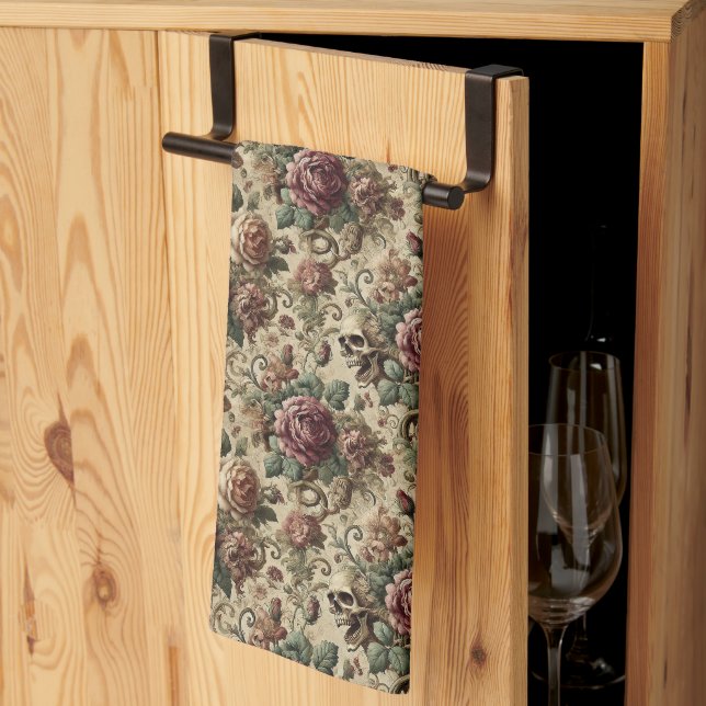 Rosewood Crematory - Gothic Victorian Kökshandduk (Thirds Fold)