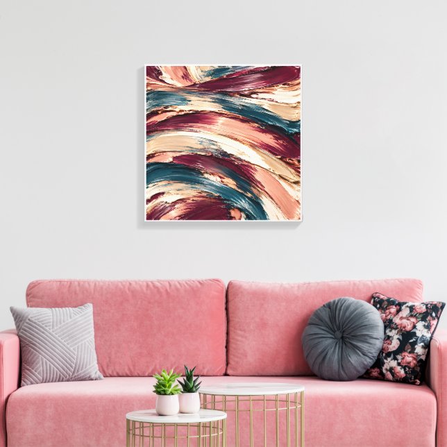 Rosewood Current Canvastryck (Insitu (Vardagsrum))