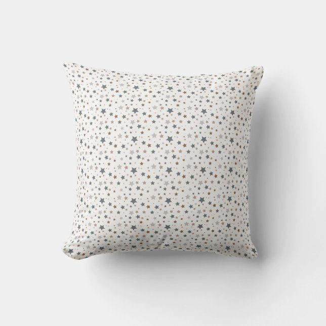 Rosewood och Lavender Tiny Stars Kudde (Framsida)