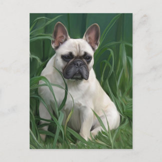 Rosey i gräset vykort