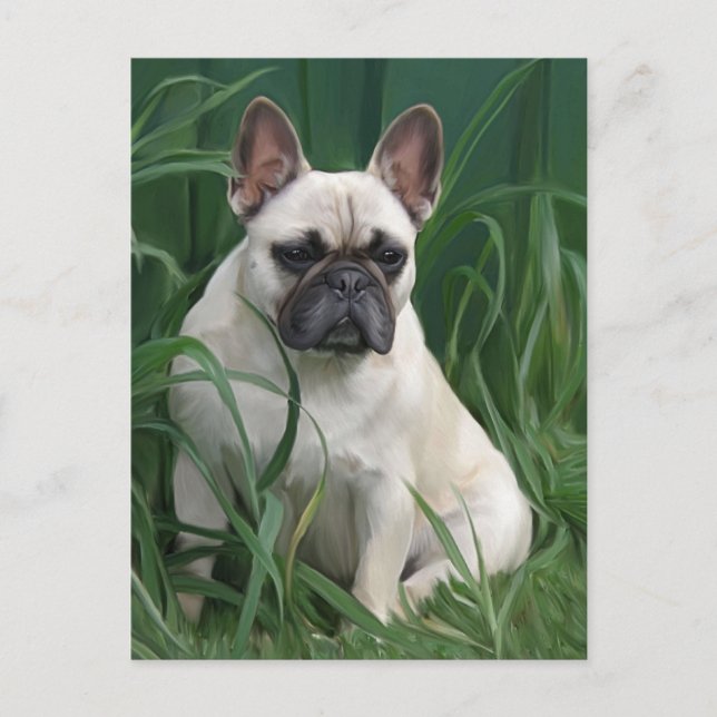 Rosey i gräset vykort (Framsida)