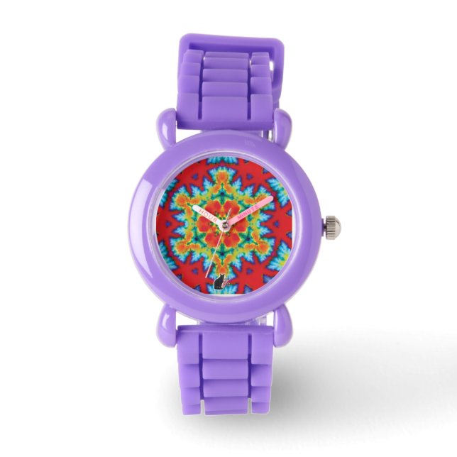 Rosey Kaleidoscope Watch Armbandsur (Framsida)