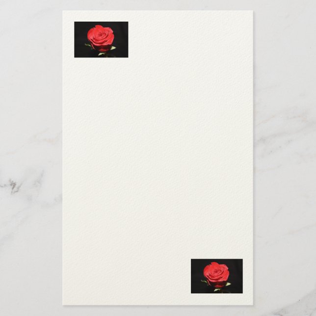 Rosey Stationery Brevpapper (Framsida)