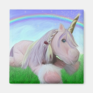 Rosey unicornen magnet