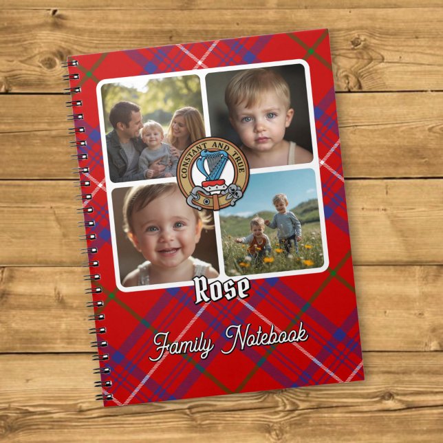 Rosfamilj Foto Collage Anteckningsbok (Skapare uppladdad)