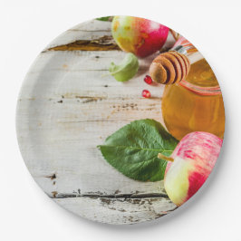 Rosh HaShana 9-tums Papper plåt