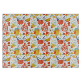 Rosh Hashana Glass Caking Boards - Kitchenware