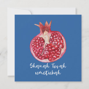 Rosh Hashana hebreiska önskningar Shana Tovah Julkort
