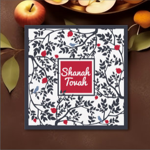 Rosh Hashana judisk nyår Shana Tovah Julkort