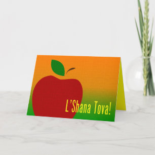 Rosh Hashanah-äpple Helgkort