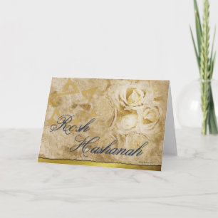 Rosh Hashanah-Blommor Helgkort
