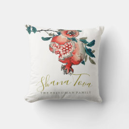 Rosh Hashanah Elegant New Year Pomegranate Kudde