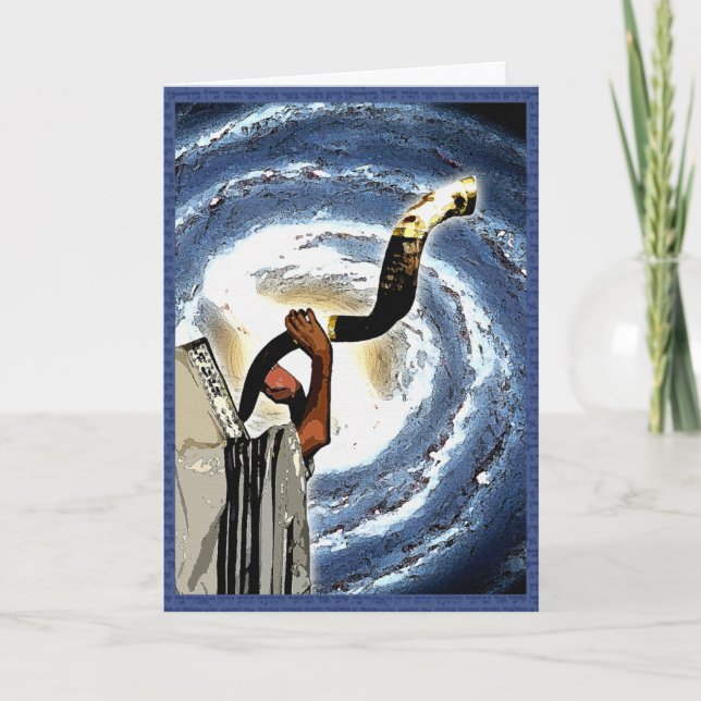 Rosh Hashanah Galaxy Card Helgkort (Framsida)