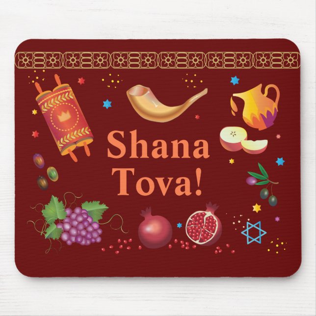 Rosh Hashanah Jewish New Year Shana Tova Musmatta (Framsidan)