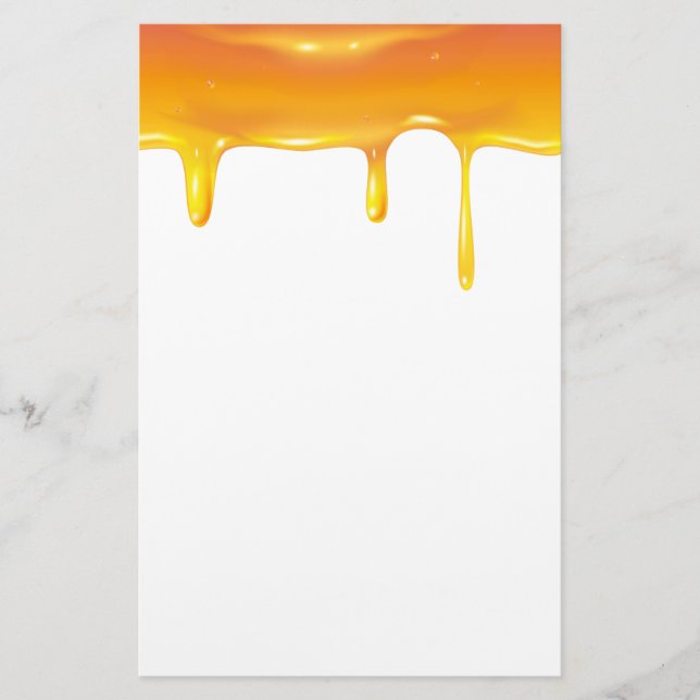 Rosh Hashanah Jewish New Year Sweet Honungsdroppar Brevpapper (Framsida)