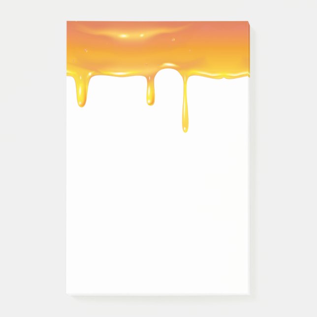 Rosh Hashanah Jewish New Year Sweet Honungsdroppar Post-it Block (Framsida)