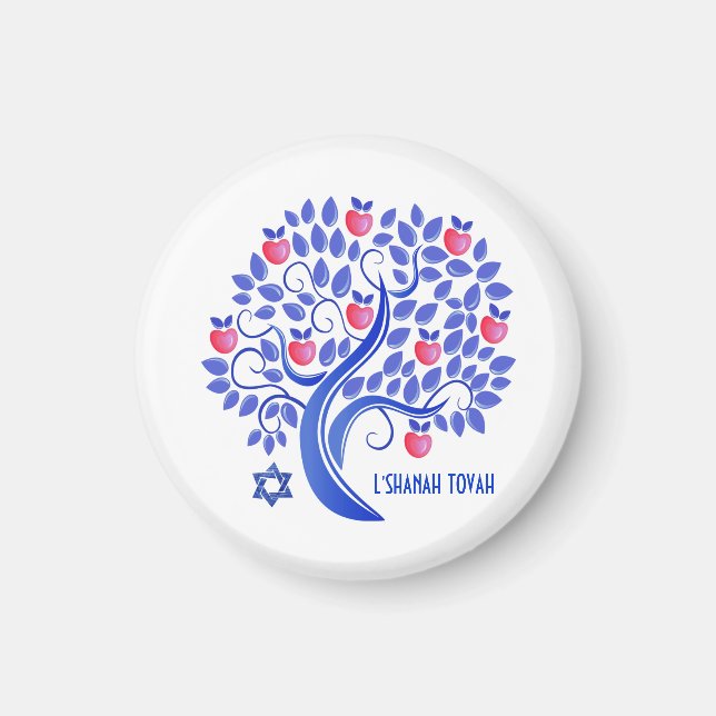 Rosh Hashanah. Judiska nyårserbjudanden Magnet (Framsidan)