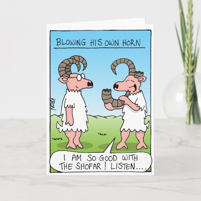 Rosh Hashanah, judiskt nyårskort Helgkort (Framsida)