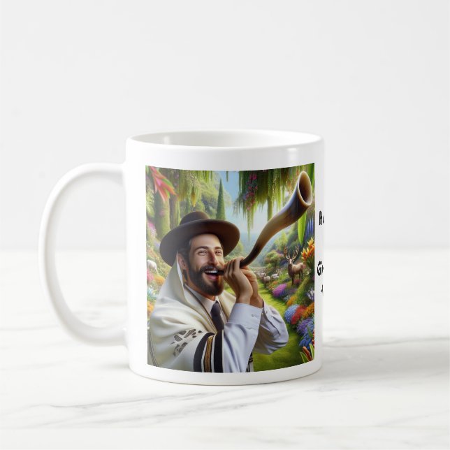 Rosh Hashanah Kaffemugg (Vänster)