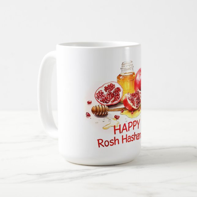 Rosh Hashanah Kaffemugg (Framsida vänster)