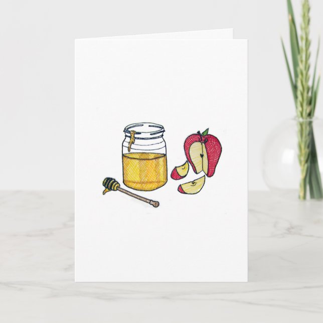 Rosh Hashanah-kort Helgkort (Framsida)