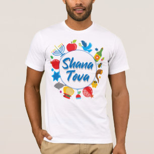 Rosh Hashanah med Shana Tova T Shirt