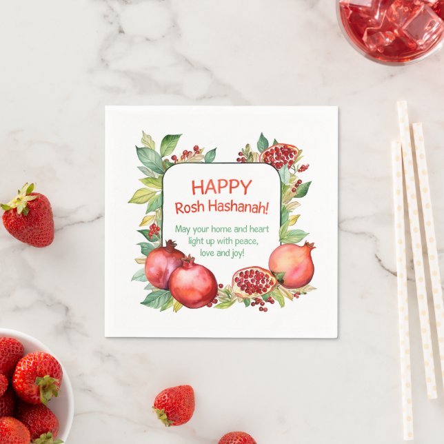 Rosh Hashanah Pappersservett (Insitu)