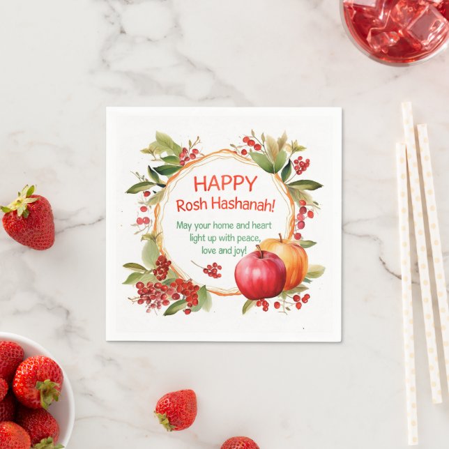 Rosh Hashanah Pappersservett (Insitu)