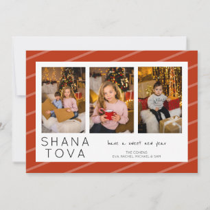 Rosh Hashanah Shana Tova 3 Foto Collage Julkort