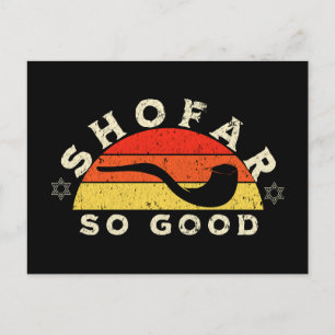 Rosh Hashanah Shofar So Bra Funny Pun Vykort