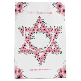 Rosh Hashanah Star av David Rosa Flower White