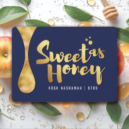Rosh Hashanah Sweet as Honung Helgdag Card Julkort