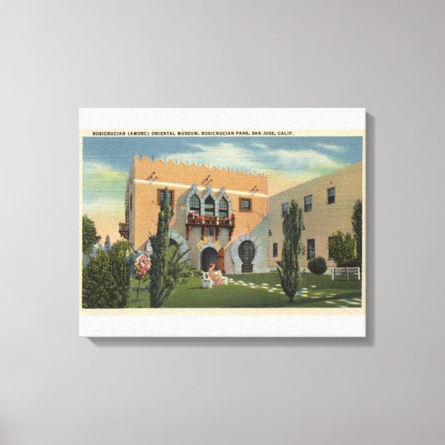 RosiCrucian Park Oriental Museum Canvastryck (Framsida)