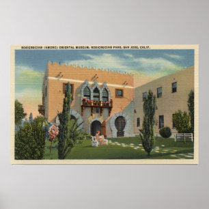 Rosicrucian parkerar det orientaliska museet poster