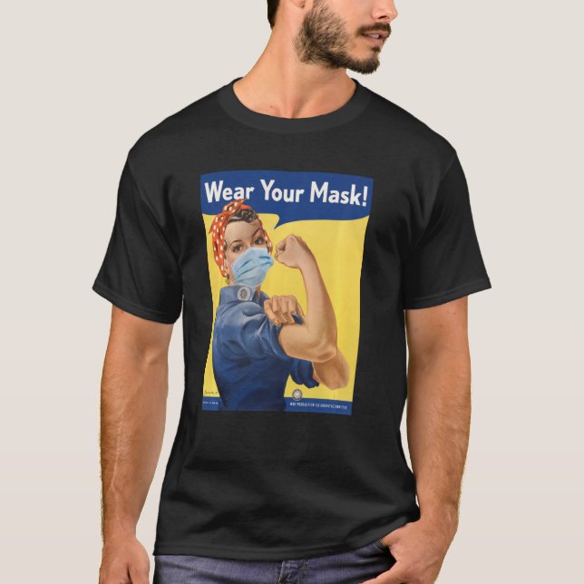 Rosie-Bäran din Ansikte-mask stoppar Morsa T Shirt (Framsida)