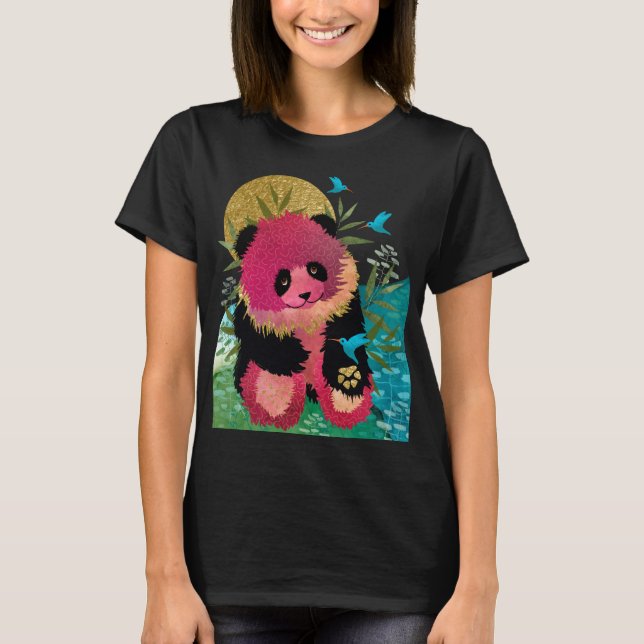 ROSIE BEAR-panda - mörk-skjortor väljer stil T Shirt (Framsida)