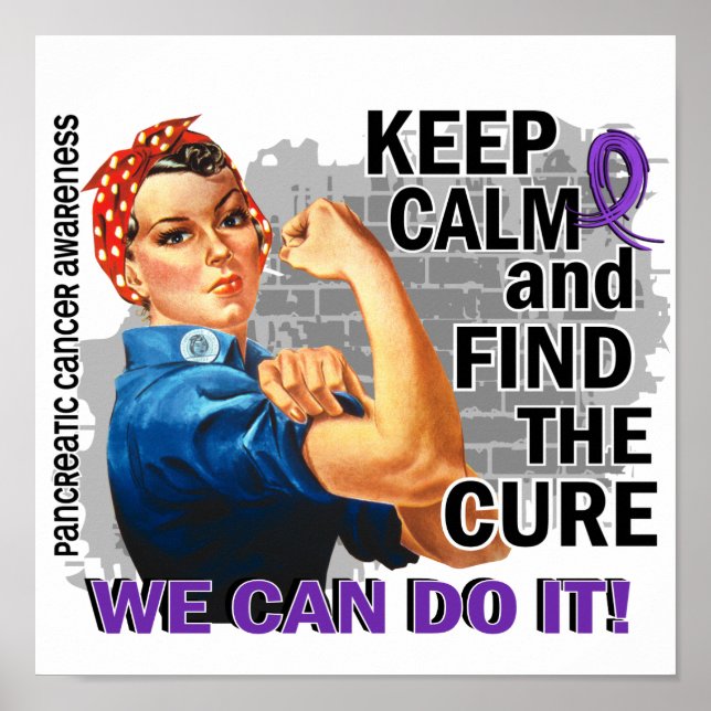 Rosie Behålla Lugn Pancreatic Cancer.png Poster (Framsidan)