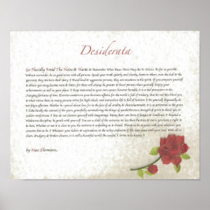 Rosie DESIDERATA Poster
