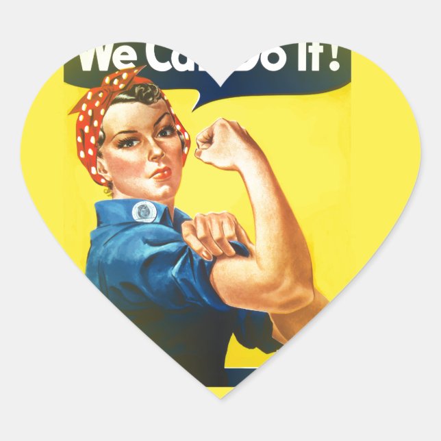 rosie hjärtformat klistermärke (Framsida)