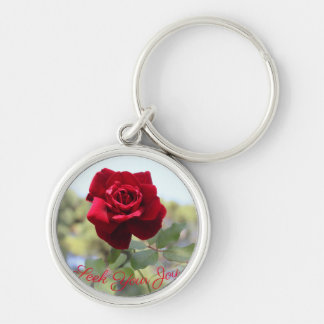 Rosie Joy Reminder Keychain Rund Silverfärgad Nyckelring