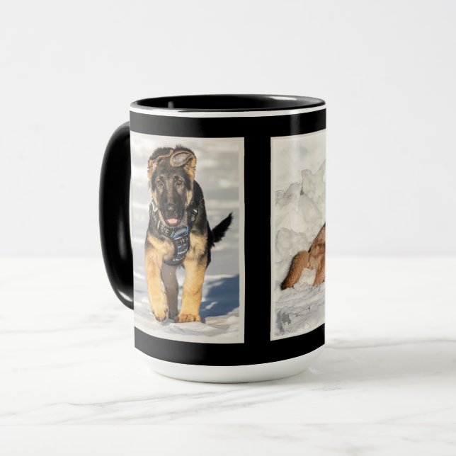 Rosie Luke Svart Kaffemugge Mugg (Framsida vänster)