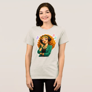 Rosie Max Cartoon Flicka T-Shirt – Söt Orange Lock