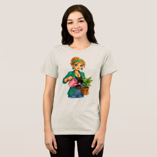 Rosie Max Cartoon Flicka T-Shirt – Söt Orange Lock