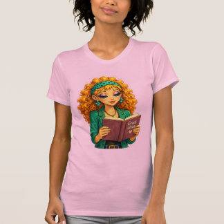 Rosie Max Cartoon Flicka T-Shirt – Söt Orange Lock