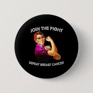 Rosie of the Riveter Defeat Breast Cancer Awarenes Knapp